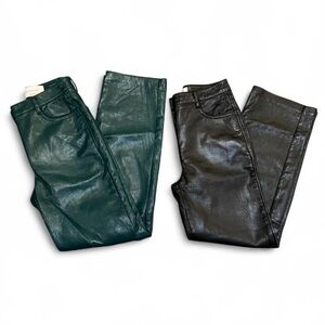 Aritzia Wilfred Leather Pants Bundle